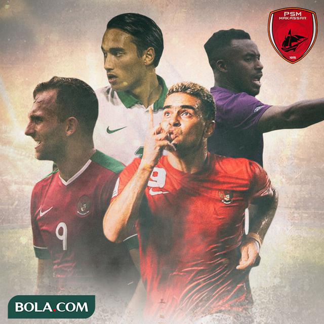 Pemain Naturalisasi di PSM Makassar: Ilija Spasojevic , Ezra Walian, Cristian Gonzales, Guy Junior