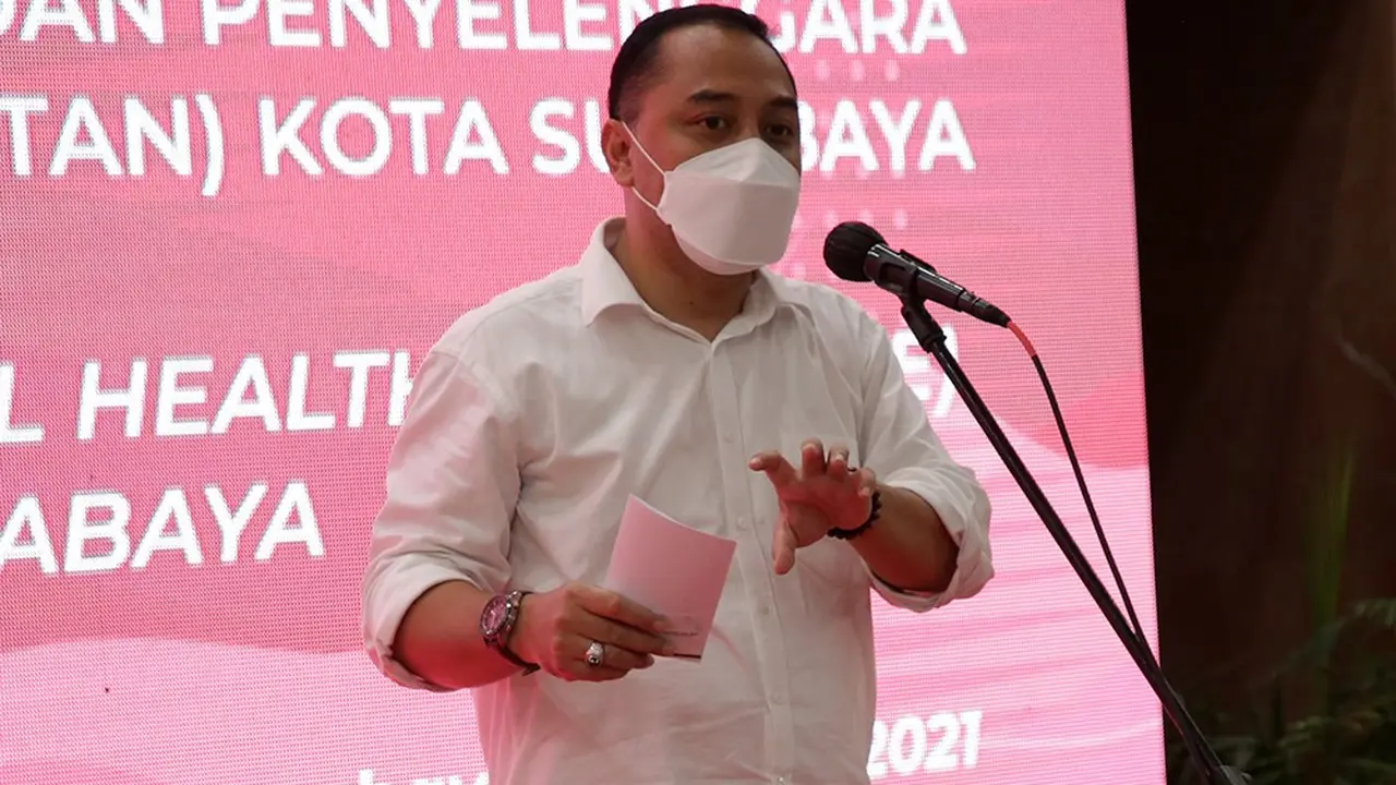 Wali Kota Surabaya Eri Cahyadi. (Dian Kurniawan/Liputan6.com)