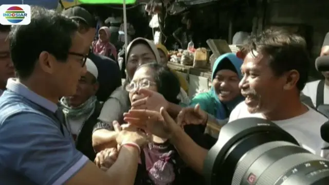 Sandiaga Sambangi Pasar Wonodri Semarang, Ma’ruf Amin Terima Kunjungan Relanu