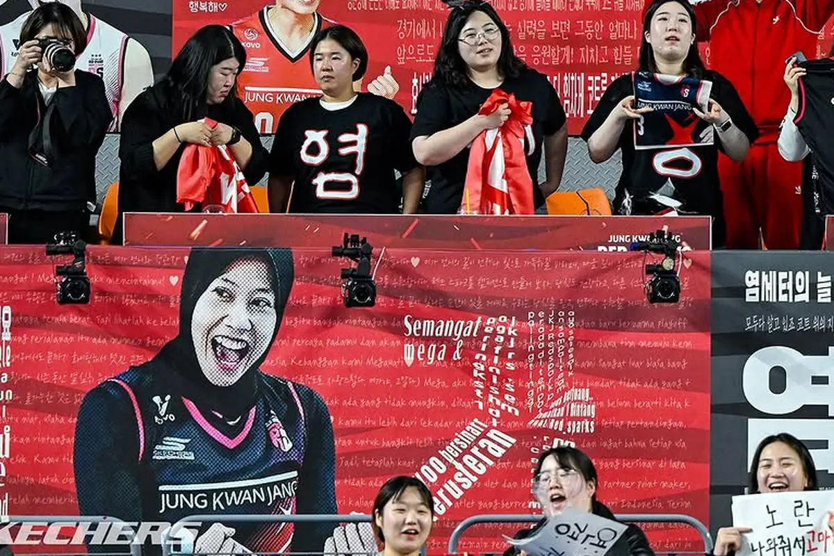 Megawati Hangestri - Red Sparks - Liga Voli Korea - Bola Voli
