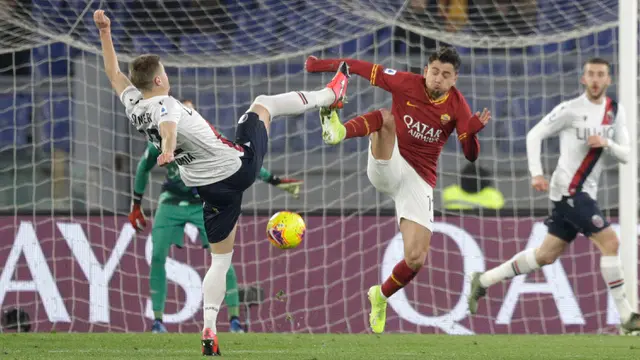 AS Roma Keok Dihajar Bologna di Kandang Sendiri