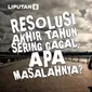 JOURNAL_Resolusi Akhir Tahun Sering Gagal, Apa Masalahnya? {Liputan6.com/Abdillah)