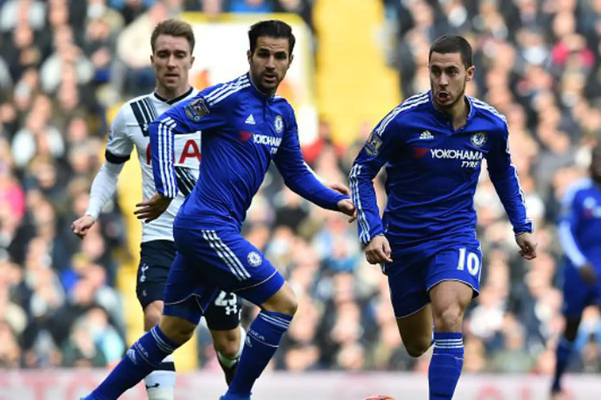 Cesc Fabregas dan Eden Hazard