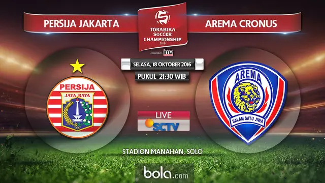 Persija Jakarta Vs Arema Cronus (Bola.com/Adreanus Titus)