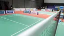 Sejumlah venue terus digodok untuk memastikan semuanya bisa selesai sesuai waktu dan standar. Satu di antaranya venue badminton. (Bola.com/Gregah Nurikhsani)