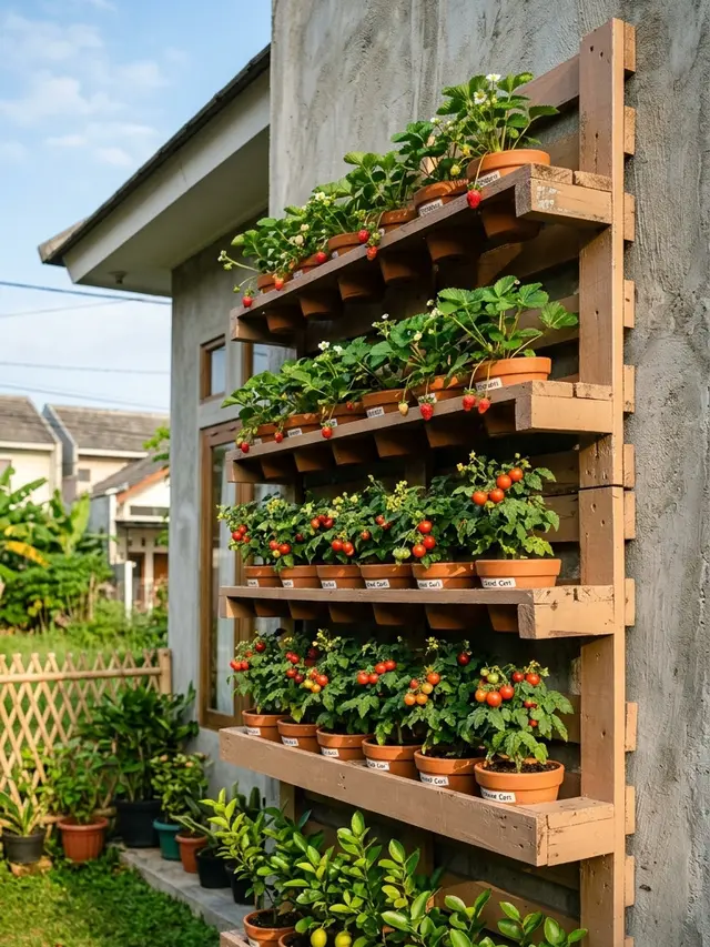 Ide Kebun Buah Vertikultur Low Budget