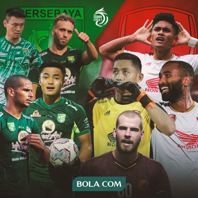 Ilustrasi - Ernando Ari, Leo Lelis, Ze Valente, Sho Yamamoto vs Reza Pratama, Yuran Fernandes, Wiljan Pluim, Ramadhan Santana