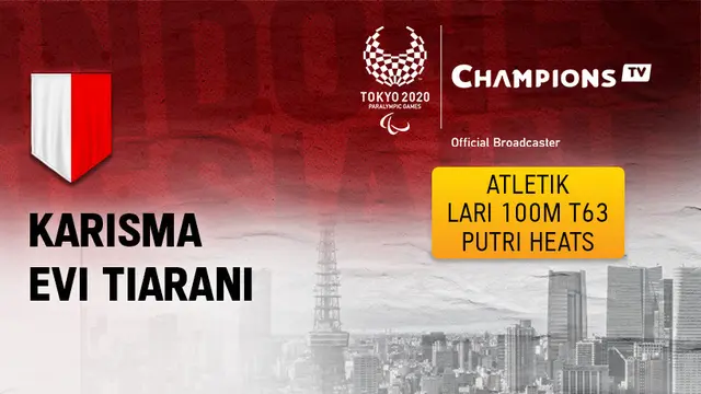 Karisma Evi (Lari 100 M T63 Putri) di Paralimpiade Tokyo 2020
