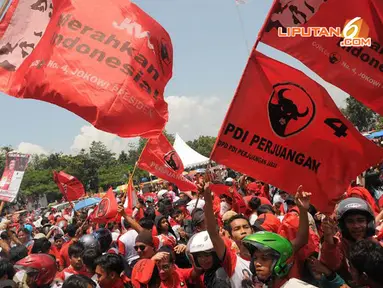 [FOTO] Jokowi Lanjut Kampanye di Cianjur
