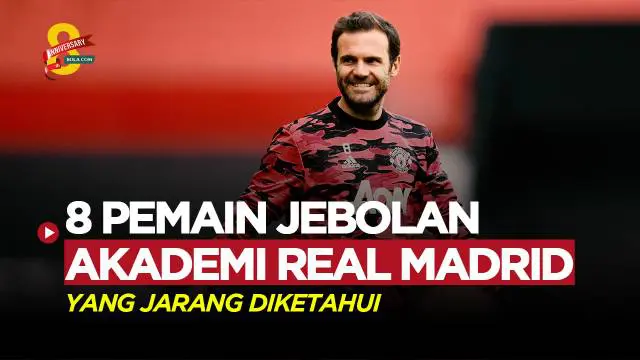 Berita Motion grafis delapan pemain yang dulunya ternyata jebolan akademi Real Madrid. Termasuk Juan Mata mantan pemain Manchester United.