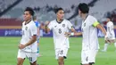 Skuad Garuda Muda susah payah mengalahkan The Azkals junior, tiga poin dari Filipina berkat gol bunuh diri Jaime Rosquillo. (Bola.com/M Iqbal Ichsan)