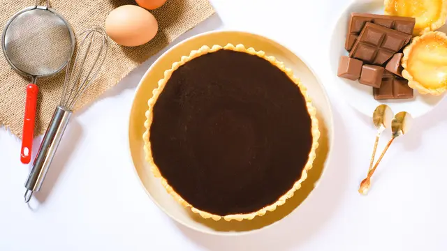 pie susu coklat teflon