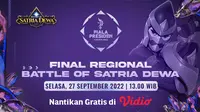 Nonton Live Streaming Final Regional Satria Dewa Piala Presiden Esports di Vidio