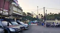 Salah satu sudut area Polres Metro Depok, Jalan Raya Margonda, Kota Depok. (Liputan6.com/Dicky Agung Prihanto)