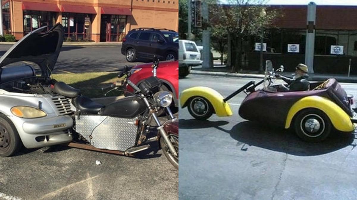 8 Potret Modifikasi Motor Rasa Mobil, Tampilannya Jadi Benar-benar