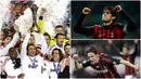 Perjalanan AC Milan ketika meraih gelar trofi Liga Champions pada 2006/07 memang penuh perjuangan. Berikut pemain bintang AC Milan ketika menjuarai Liga Champions 2007. (kolase foto AFP)