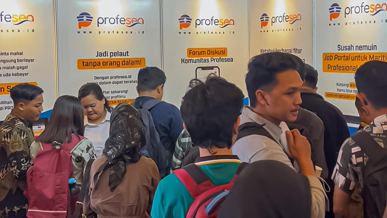 Indonesia membutuhkan sekitar 12 juta pekerja profesional maritim dan 1,2 juta pelaut