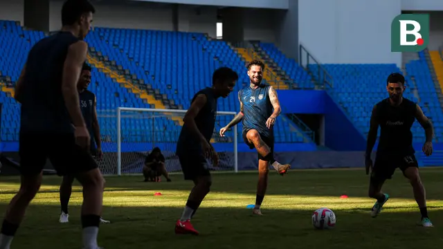 Official Training Borneo FC Jelang Leg Kedua Semifinal Championship Series BRI Liga 1 2023/2024 Kontra Madura United