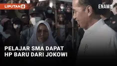 Jokowi Belikan Pelajar SMA Handphone Baru