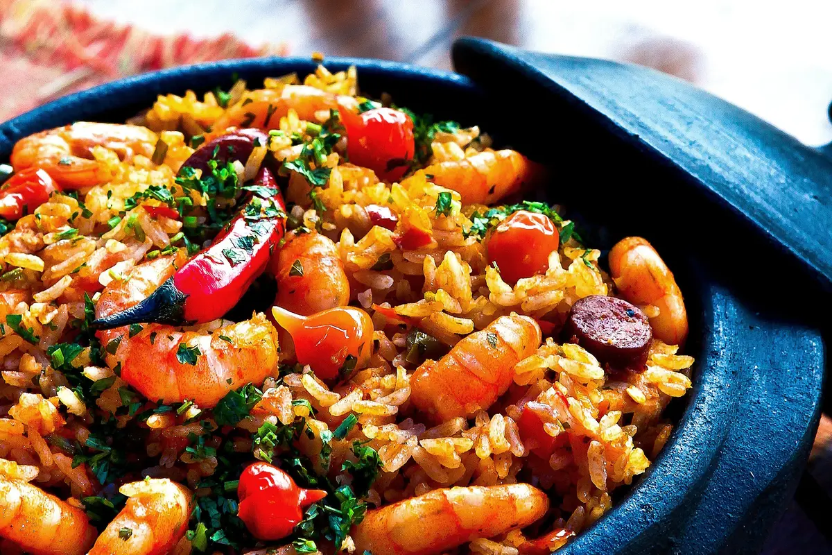 nasi goreng udang sosis
