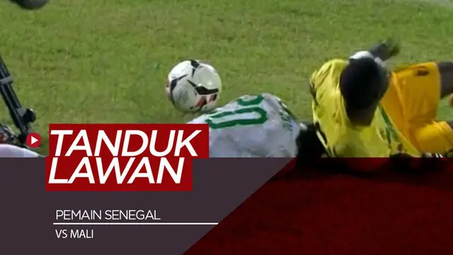 Berita video insiden pemain Senegal, Ibrahima Drame, menanduk punggung lawannya, pemain Mali, Issaka Samake, di WAFU Cup 2019, Rabu (9/10/2019).