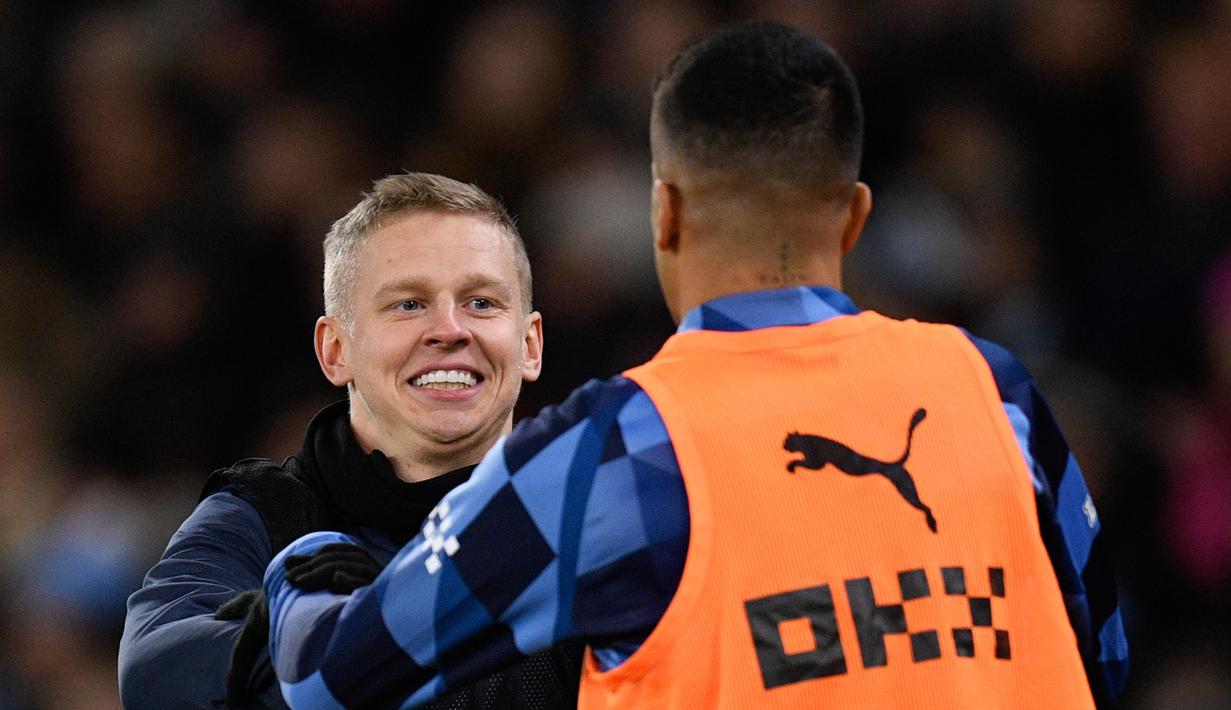 Oleksandr Zinchenko merupakan bintang baru Arsenal. Penampilan impresifnya di musim 2022/2023 bersama The Gunners menuai pujian dari berbagai pihak. (AFP/Oli Scarff)