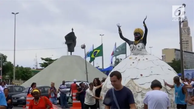 VIDEO: Meriahnya Parade Hari Kulit Hitam di Brasil