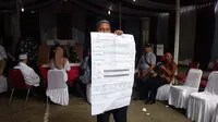 Suasana di TPS 62, Kebagusan, Jakarta Selatan, tempat Ketua Umum PDIP Megawati Soekarnoputri mencoblos usai penghitungan suara, Rabu (17/4/2019). (Liputan6.com/Nafiysul Qodar)