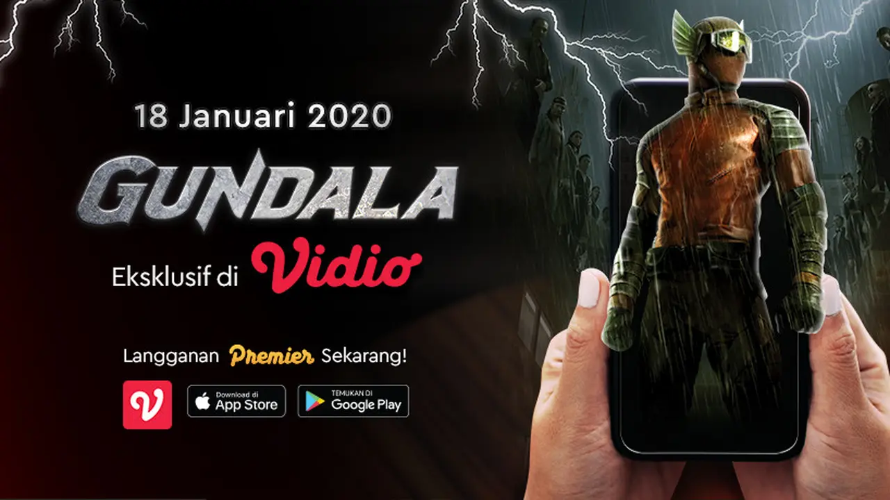 Gundala Film Patriot Bangsa Sudah Dapat Disaksikan Sekarang Eksklusif Hanya di Vidio! sumberfoto: Vidio