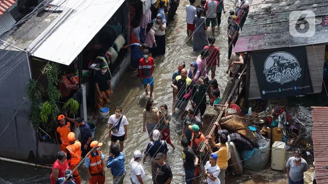 Kondisi Terkini Banjir dan Longsor di Ciganjur