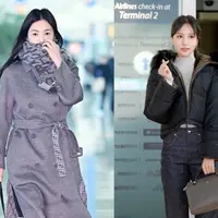 Song Hye Kyo dan Mina TWICE bersiap terbang ke Paris untuk hadiri Paris Fashion Week. Keduanya diboyong oleh Fendi untuk menyaksikan langsung show untuk koleksi Spring/Summer 2024 [Fendi]