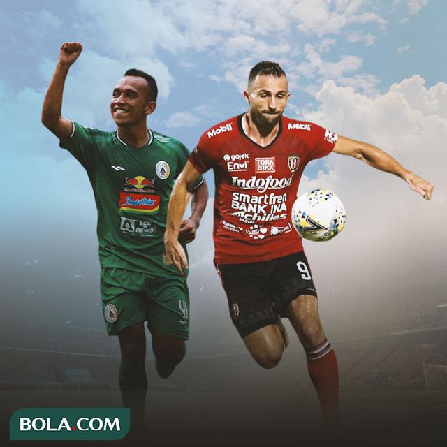 Ilustrasi - Irfan Jaya dan Ilija Spasojevic