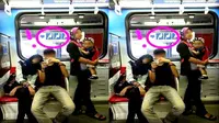 Dua ABG di Kereta Panen Kritikan Netizen, Apa yang Terjadi?