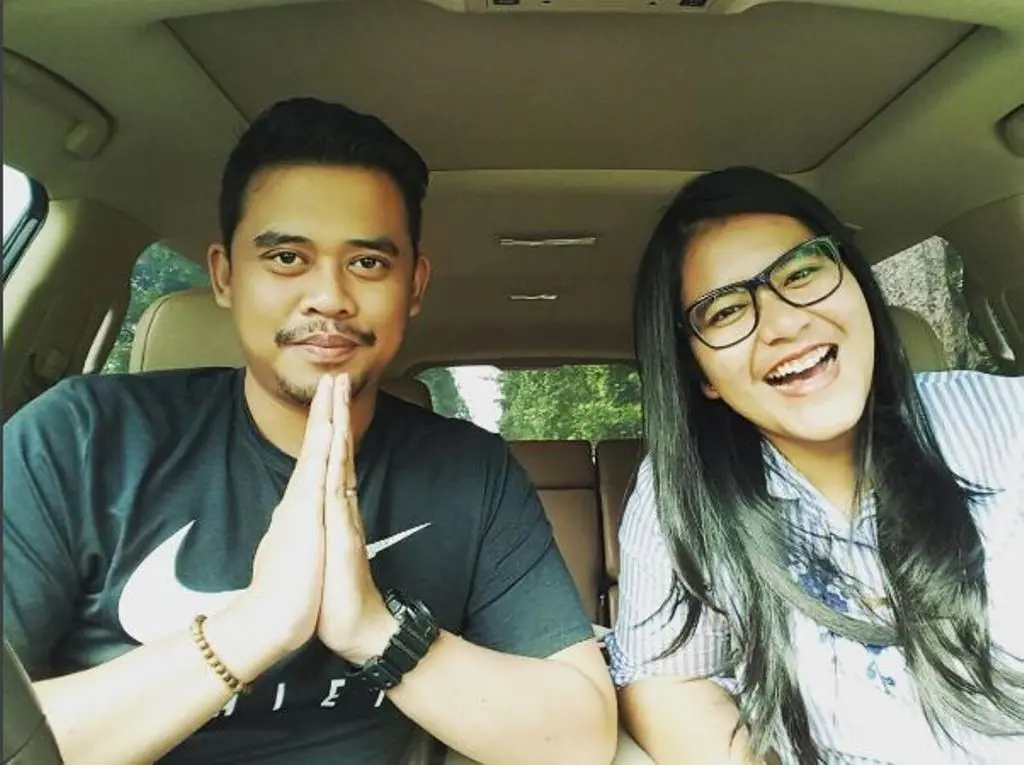 Ng-date bareng putri Presiden Republik Indonesia, Kahiyang Ayu, Bobby Nasution tetap tampil kasual. (Instagram)