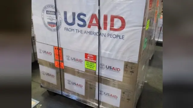 Ventilator dari Amerika Serikat untuk Indonesia.