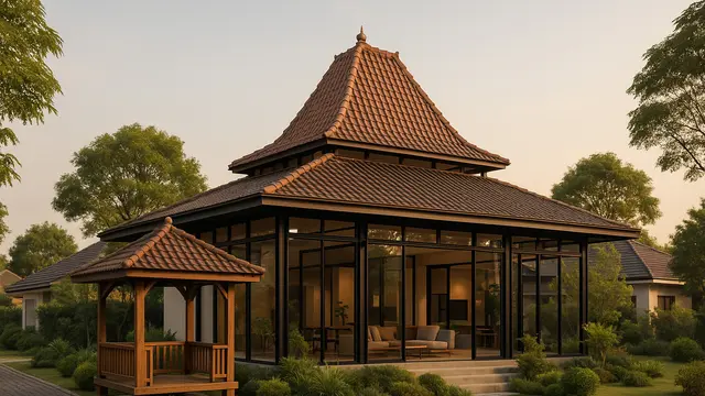 Rumah Jaman Sekarang dengan Nuansa Tempo Dulu