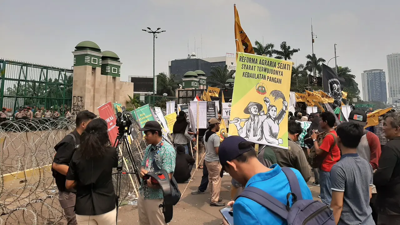 Gedung DPR/MPR Mulai Dipadati Mahasiswa