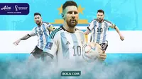 Ilustrasi - Lionel Messi Argentina AICE 3 (Bola.com/Bayu Kurniawan Santoso)