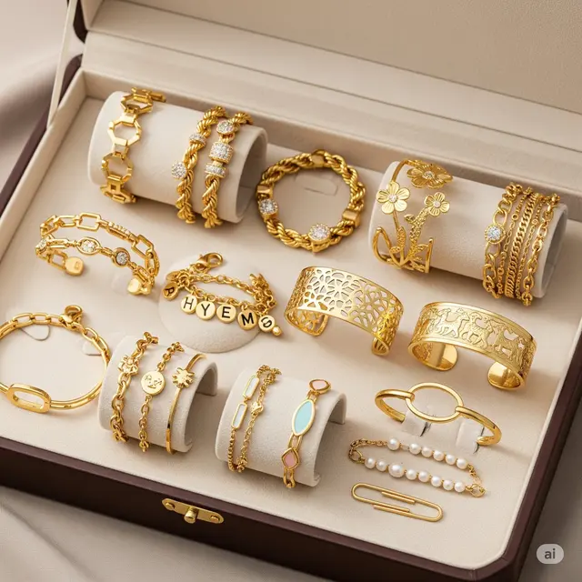 Rekomendasi Model Gelang Emas 5 Gram 22 Karat Terbaru 2025