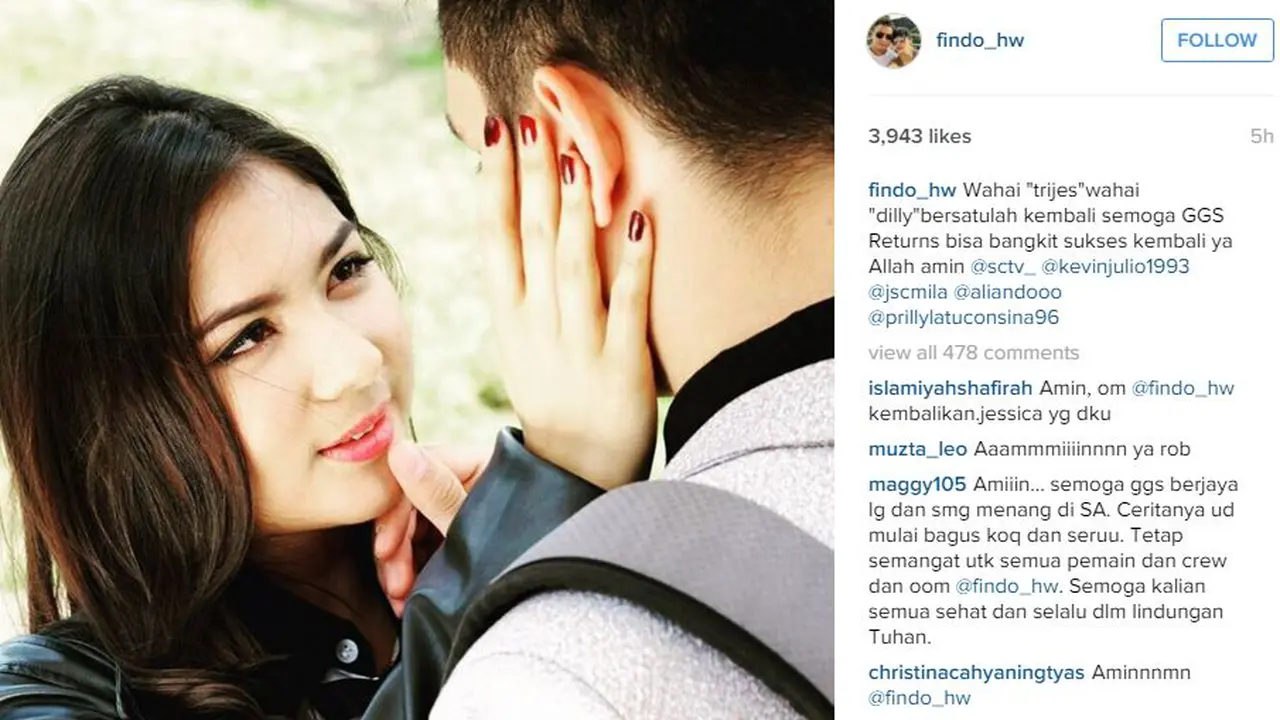Adegan Mesra Kevin Julio dan Jessica Mila di GGS Returns