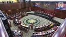 Keempat Menteri di atas dihadirkan berdasarkan keputusan Mahkamah Konstitusi. (Liputan6.com/Angga Yuniar)