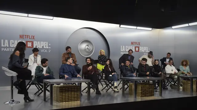 Konferensi Pers Money Heist Part 5 Vol 2. (Foto: Netflix)