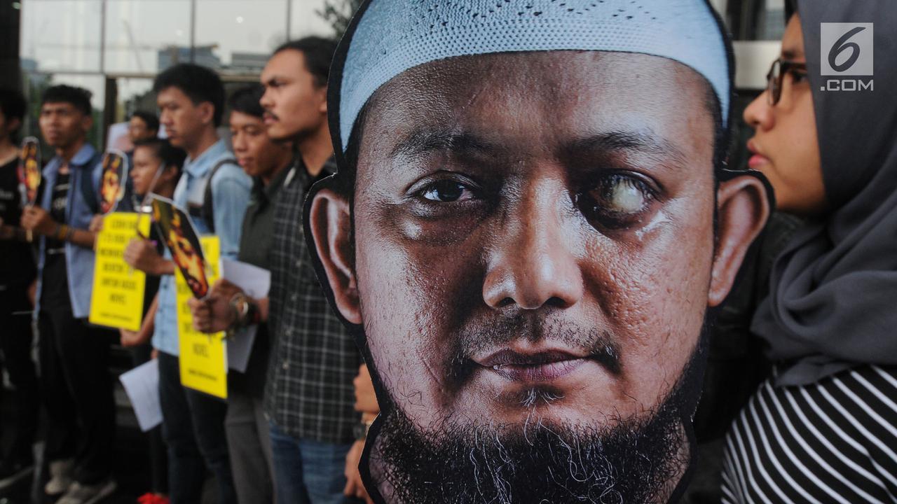 Peringatan 500 Hari Penyerangan Novel Baswedan Digelar di KPK