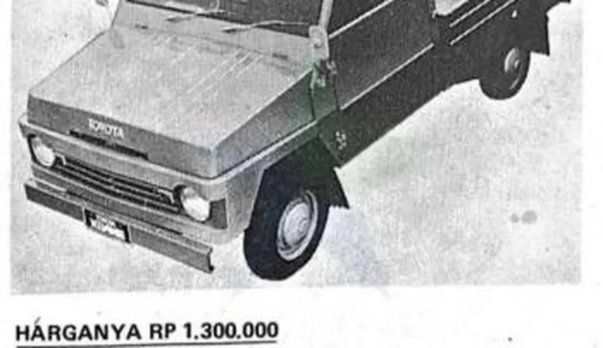 Toyota Kijang generasi pertama atau yang terkenal sebagai "Kijang Buaya" hanya dibanderol seharga Rp1,3 juta. (Source: Ist)