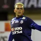 Bomber gaek Arema FC, Cristian Gonzales (Liputan6.com/Helmi Fithriansyah)
