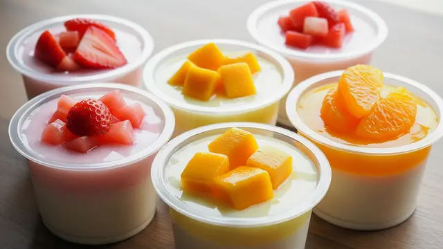 Jelly Susu Plain Rasa Buah