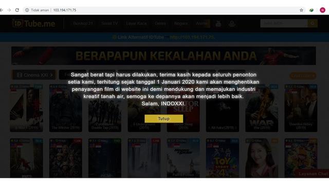 IndoXXI Bakal Tutup 1 Januari 2020, 8 Reaksi Netizen Ini Bikin Geleng Kepala