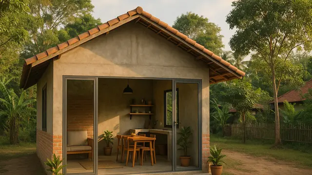 Desain Rumah Budget 150 Juta 1 Lantai
