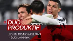 Berita motion grafis duo penyerang paling produktif di Eropa. Cristiano Ronaldo-Alvaro Morata paling buncit.