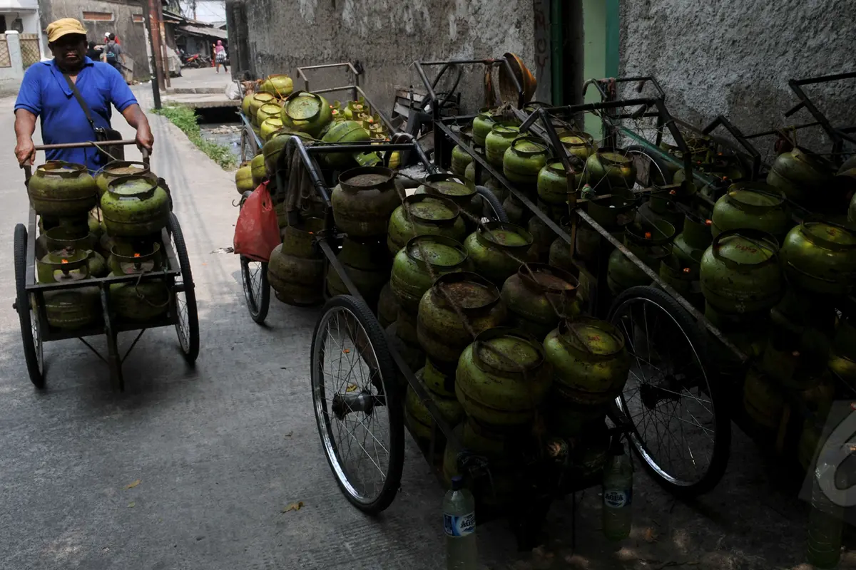 Cegah Subsidi Salah Sasaran, Pertamina Labeli Tabung Gas Elpiji 3Kg